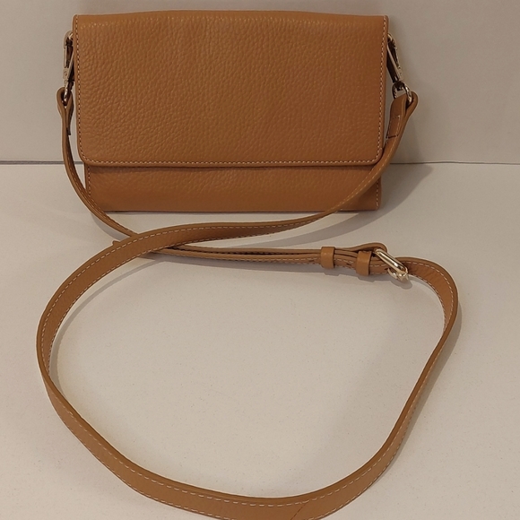 Chico's Handbags - Chico's Crossbody Wallet/Clutch - Tan